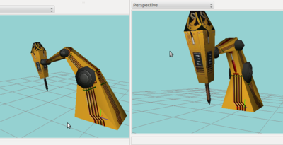 concept robot repair arm or station