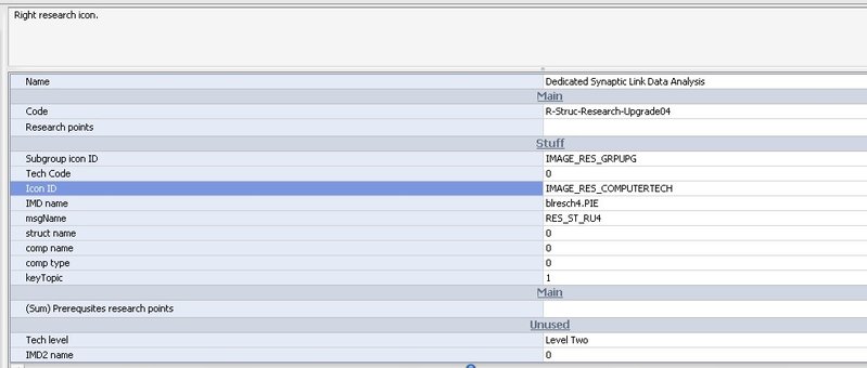 Screen of the Stat-Editor