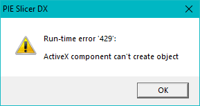 The Error When Starting it up