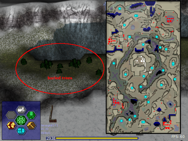 buried trees on map &quot;SavageB2&quot;