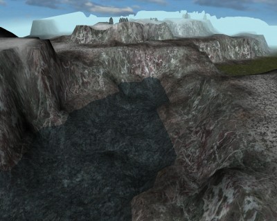 A stock 'Valley' map with new cliff texture