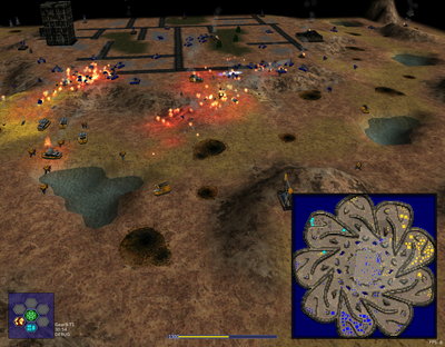 Having fun with AI vs. AI on big maps; epic battles :3
