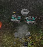 I caught the collectives bombards slightly moving towards my units