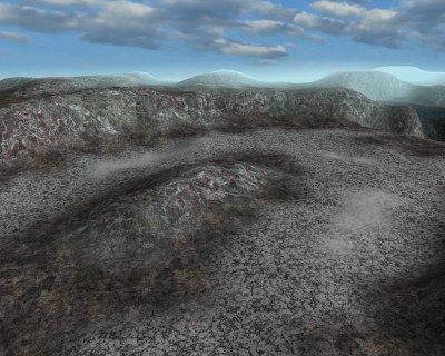 One of my unfinished maps with new cliff texture